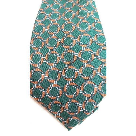 Céline Kelly Green Copper Accents Tie - Picture 3 of 3